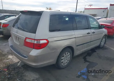 2006 Honda Odyssey Lx z USA, uszkodzony, nr VIN 5FNRL38246B056376
